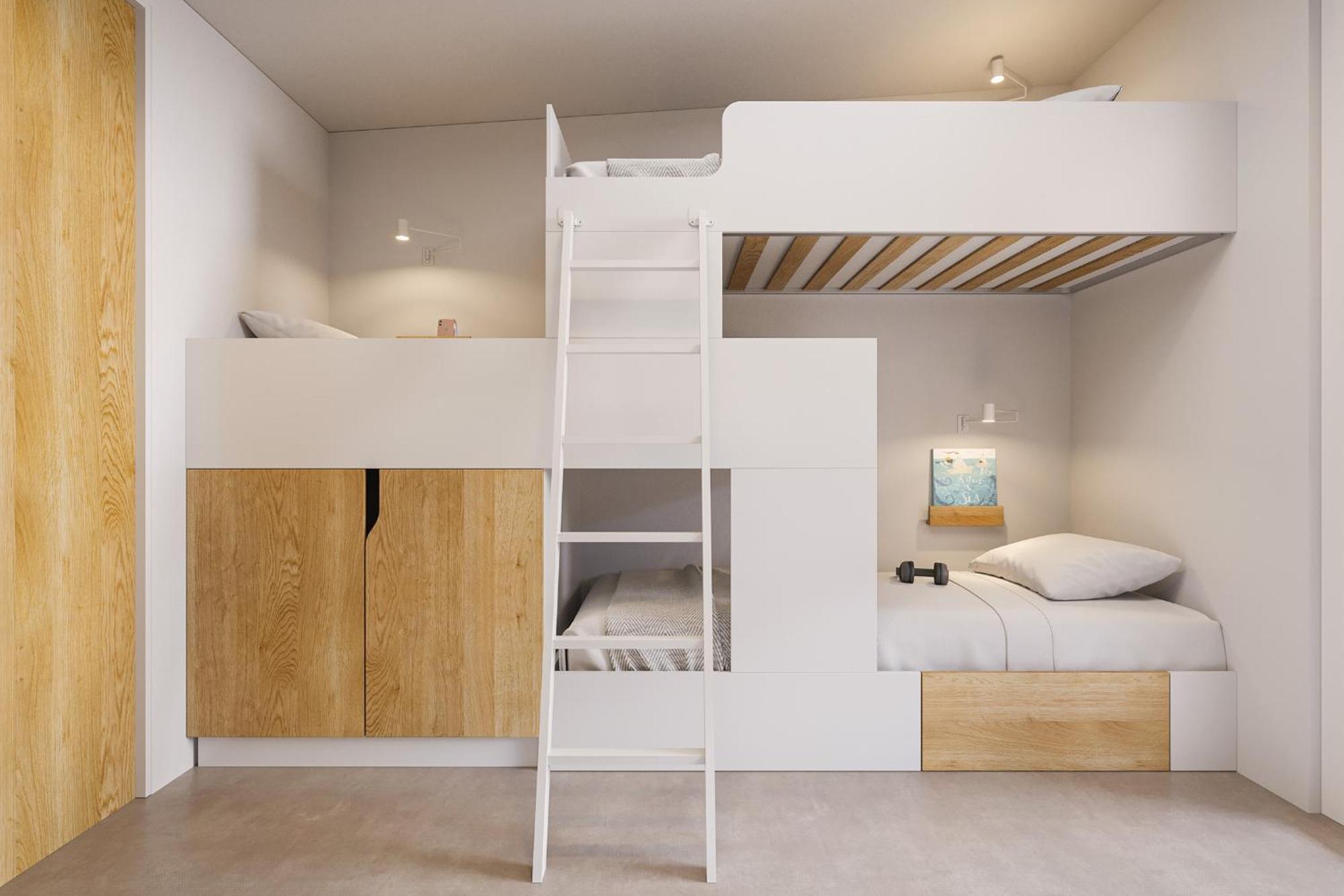 Isamar Holiday Village Ca Lino 部屋 写真 A bunk bed