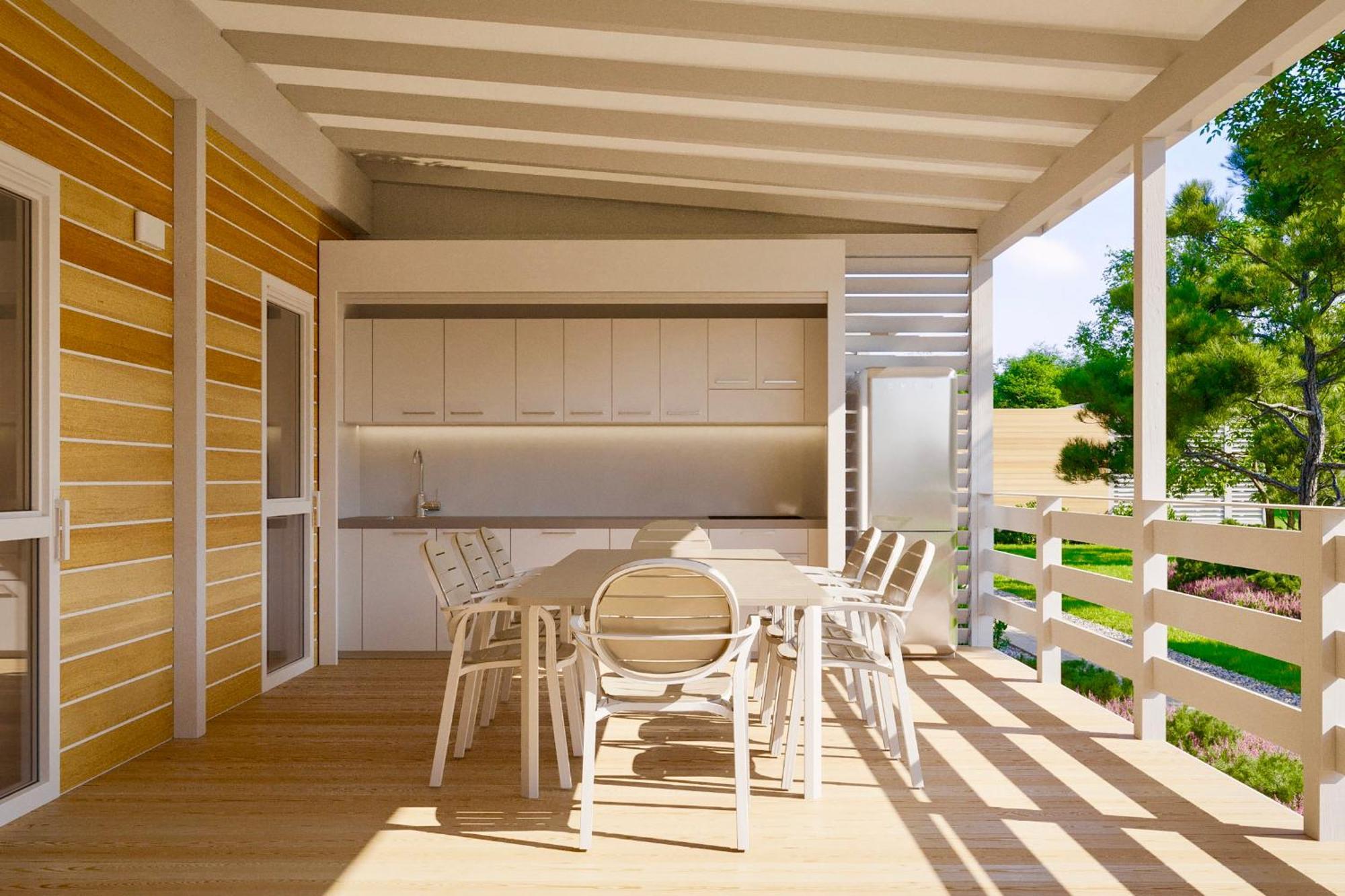 Isamar Holiday Village Ca Lino 部屋 写真 3D rendering of a kitchen
