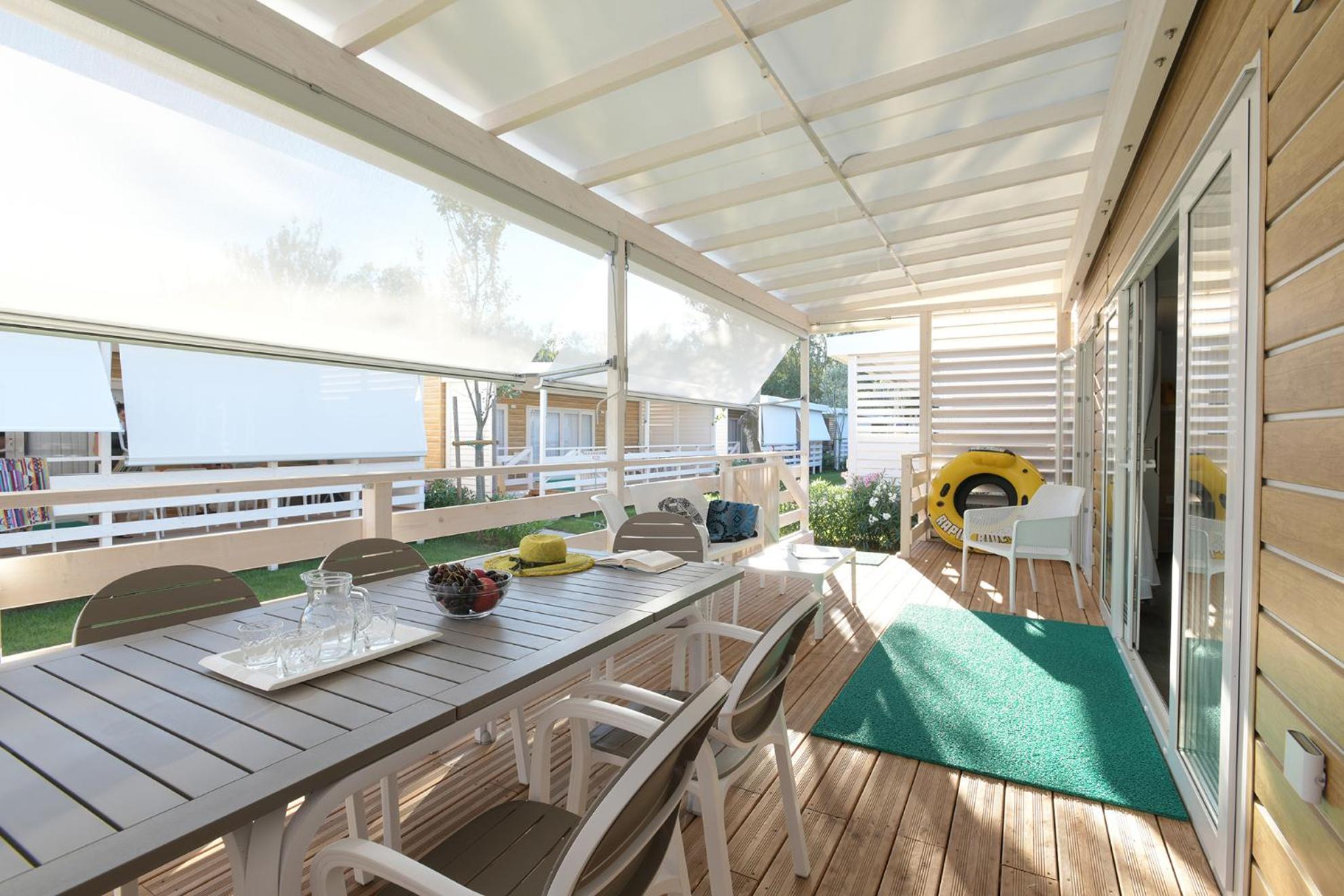 Isamar Holiday Village Ca Lino エクステリア 写真 A 3D rendering of a balcony